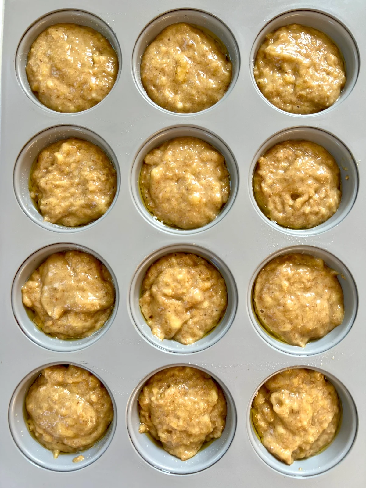 Banana Wheat Germ Muffins
