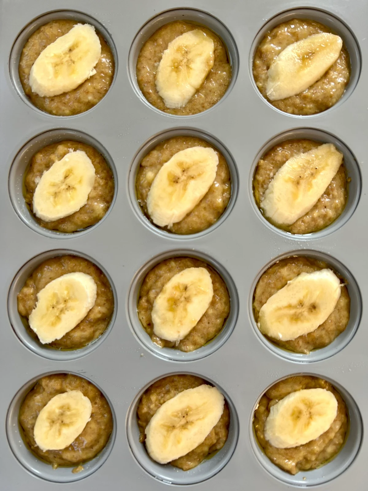 Banana Wheat Germ Muffins