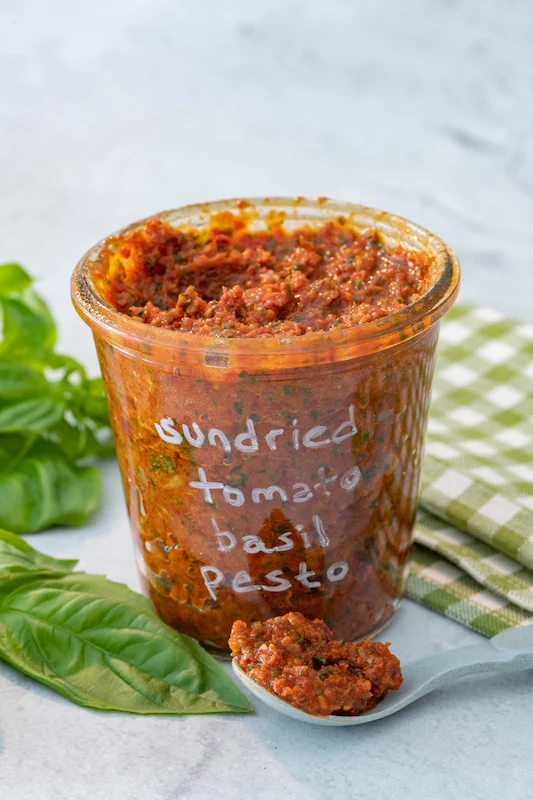 Sun Dried Tomato Basil Pesto
