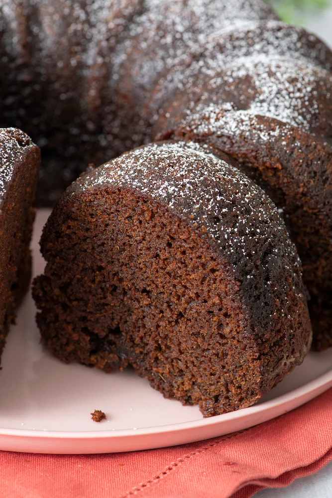 Chocolate Graham Fresh Gingerbread Bundt Cake