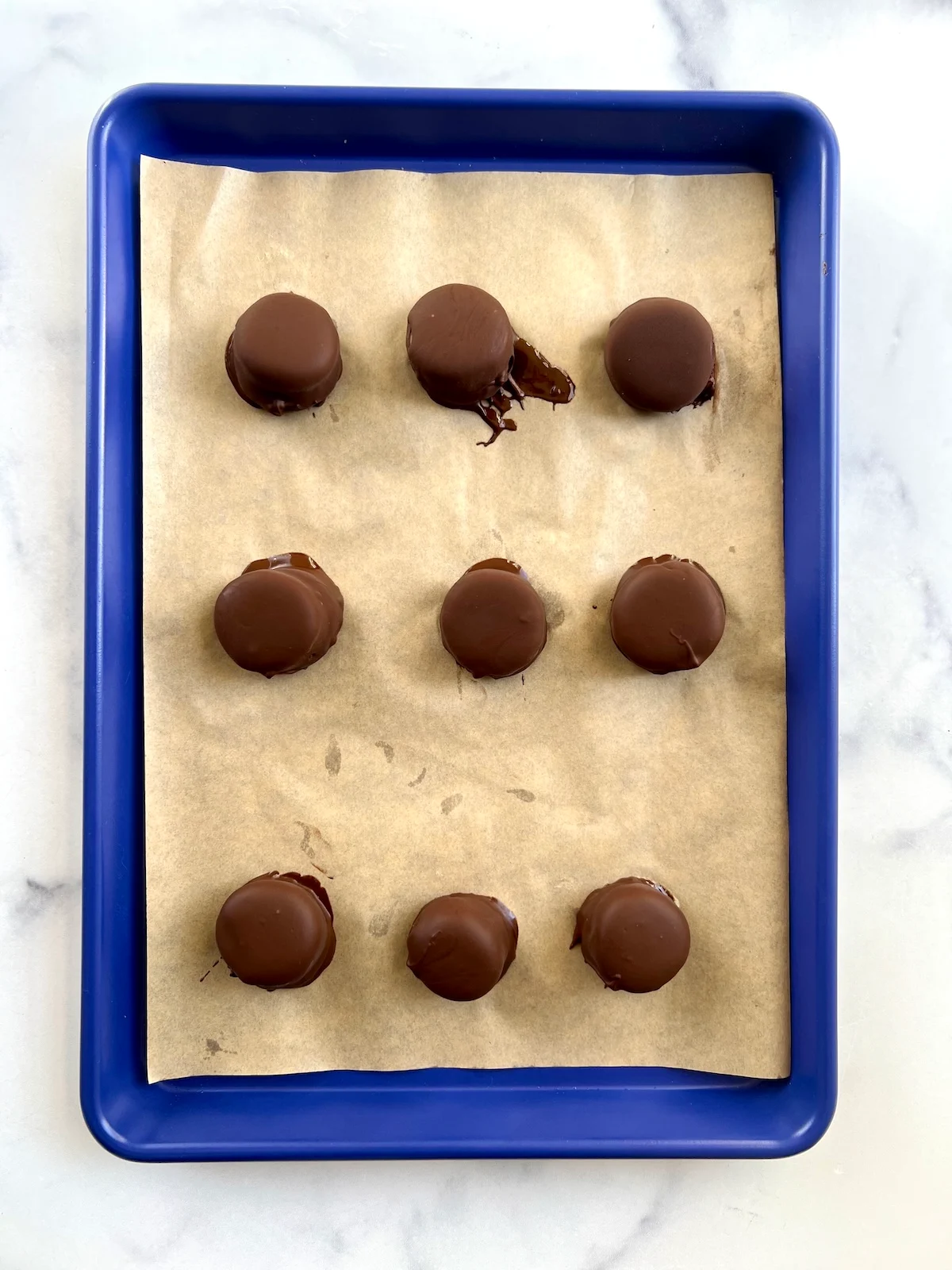 Frozen Chocolate Peanut Butter Banana Bites