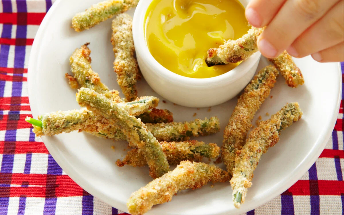 Crispy Green Bean Fries (Oven or Air Fryer)