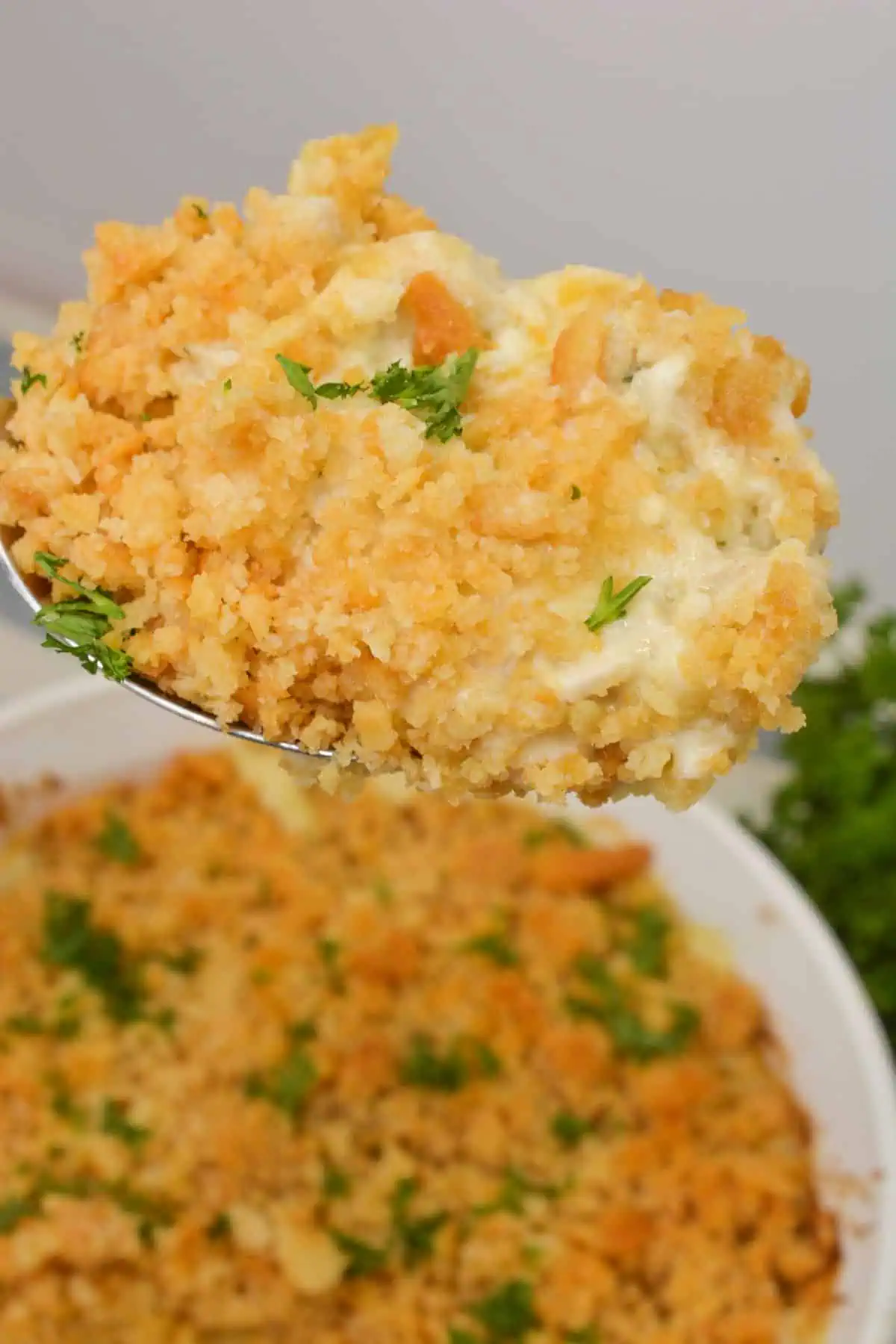 Ritz Cracker Chicken Casserole