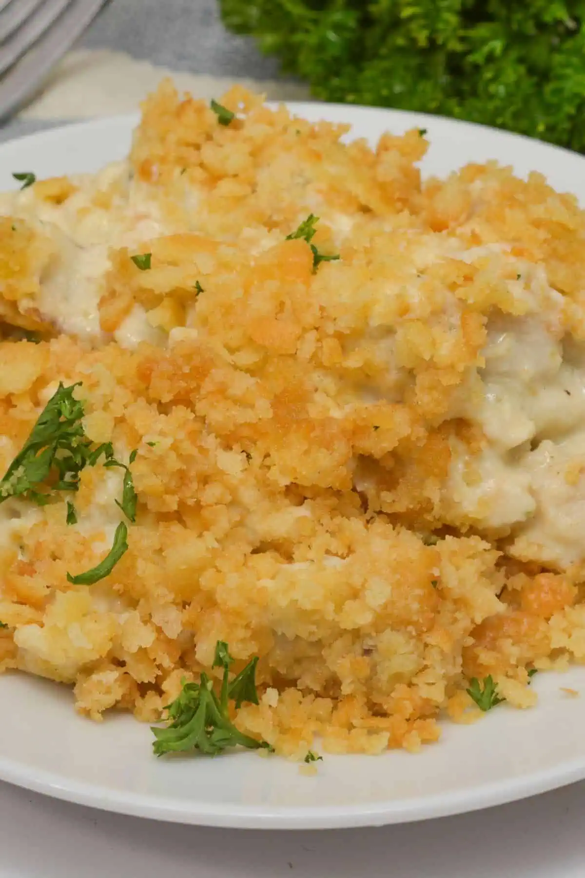 Ritz Cracker Chicken Casserole