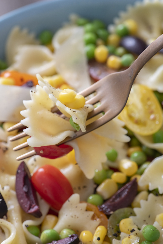 Summer Succotash Pasta Salad