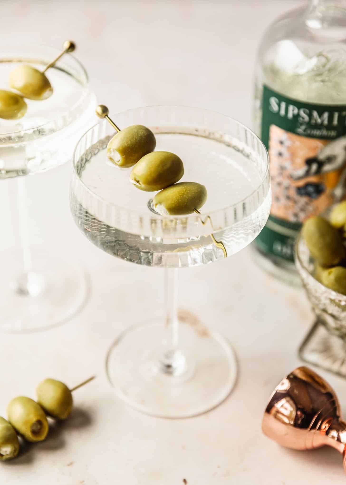 Freezer Door Martini with Lemon Bitters