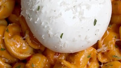 Copycat Carbone Pasta with Tortellini & Burrata