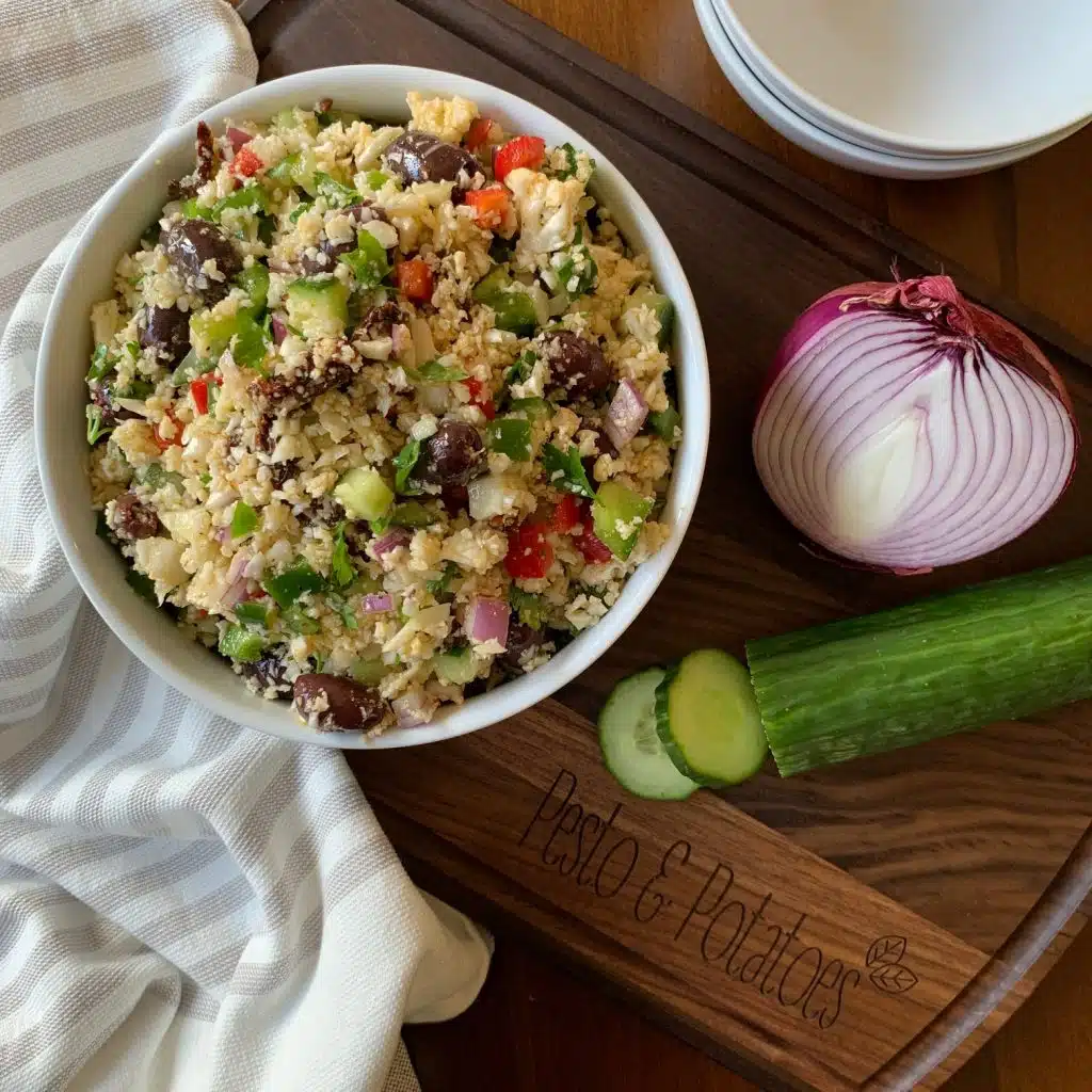 Greek Cauliflower Salad