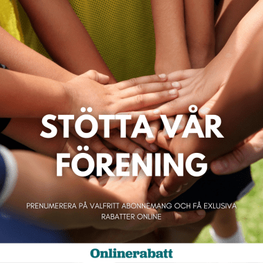 Stötta Sturefors IF på Onlinerabatt