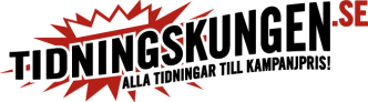 logotyp för Tidningskungen