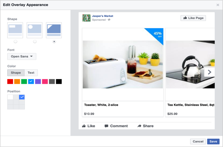 Facebook Ad Overlays Facebook Ad Overlays