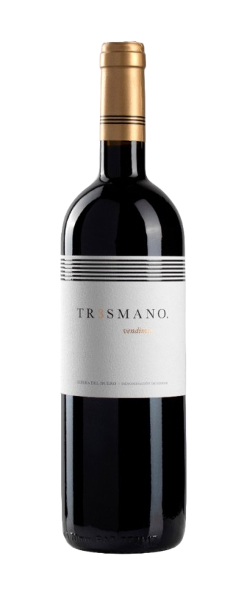 Een productfoto van de voorzijde van de wijn