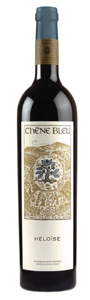 Een productfoto van de voorzijde van de wijn