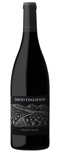 Een productfoto van de voorzijde van de wijn