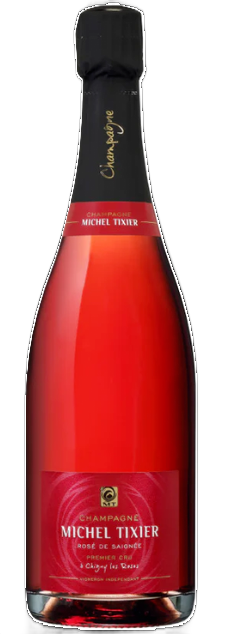 Een productfoto van de voorzijde van de wijn