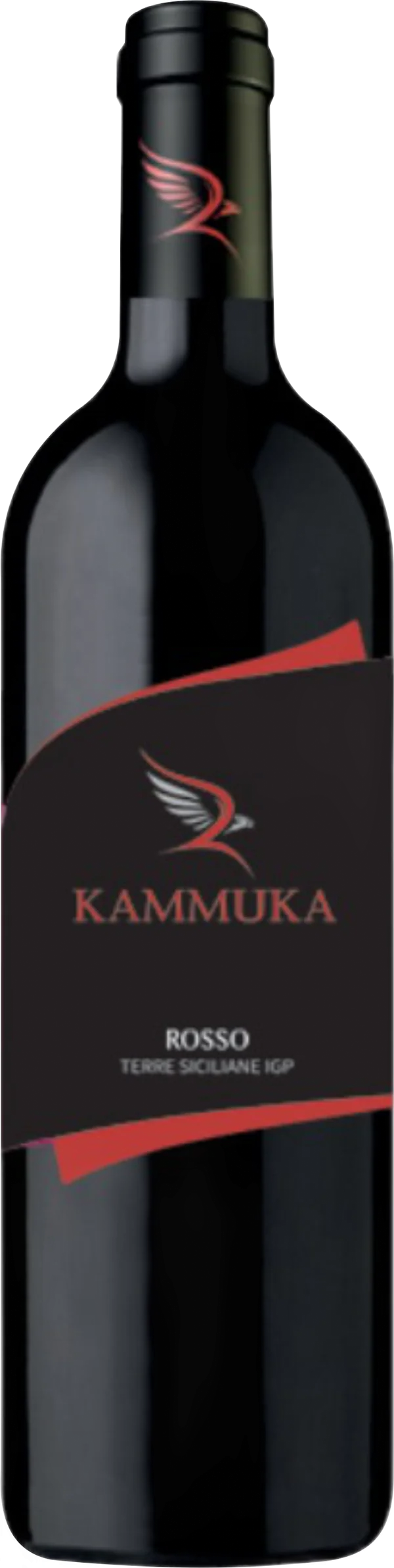 Een productfoto van de voorzijde van de wijn