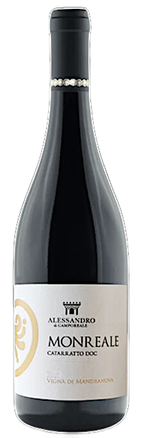 Een productfoto van de voorzijde van de wijn