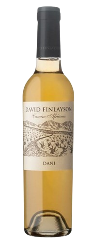 Een productfoto van de voorzijde van de wijn