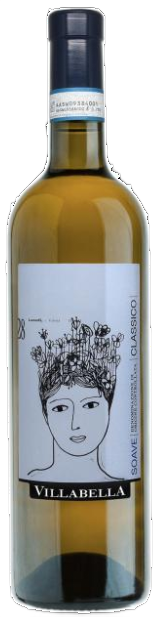 Een productfoto van de voorzijde van de wijn