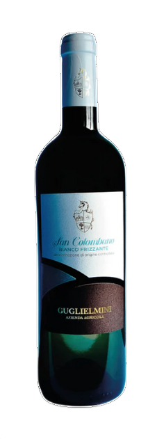 Een productfoto van de voorzijde van de wijn