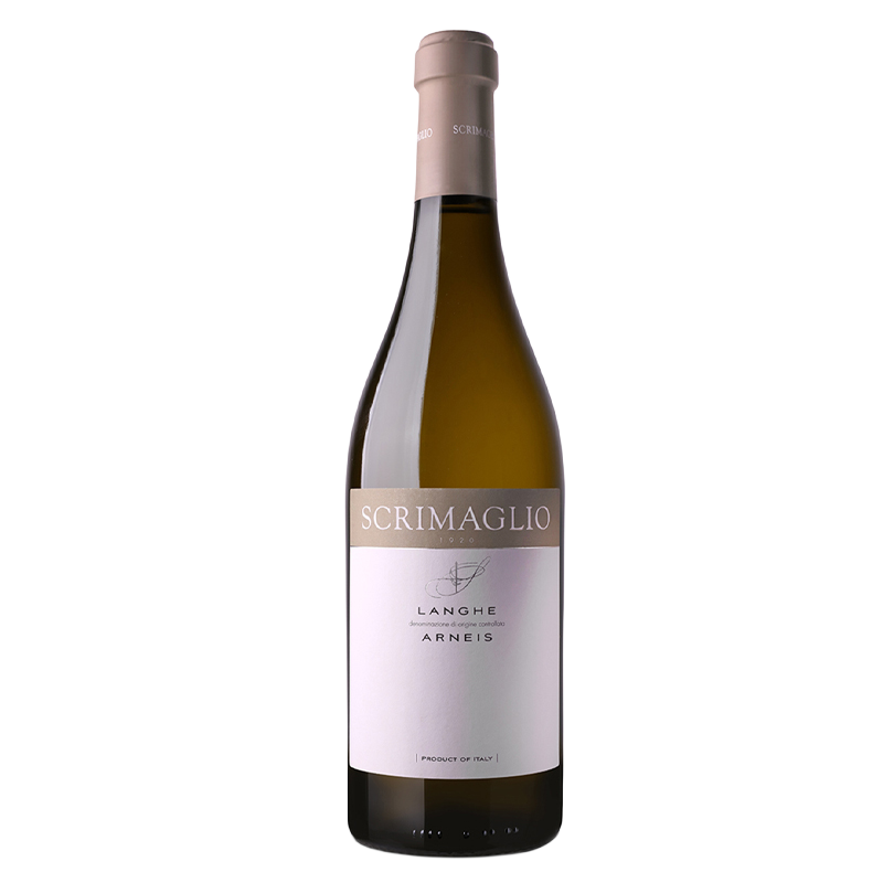 Een productfoto van de voorzijde van de wijn