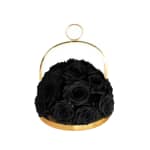 Black Infinite Rose Lantern Dome