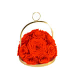 Deep Orange Infinite Rose Lantern Dome