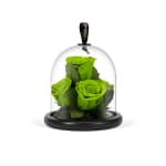 Fluorescent Green Infinite Rose Gem