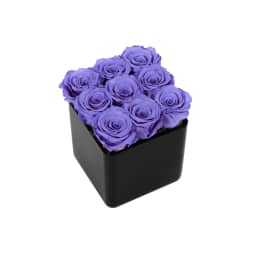 Infinite Rose Black Cube