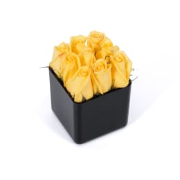 Classic Rose Black Cube