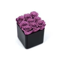 Infinite Rose Black Cube