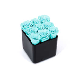 Infinite Rose Black Cube