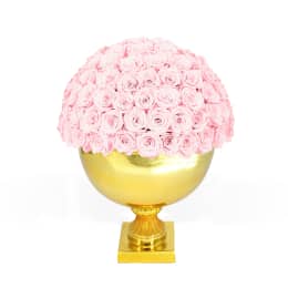 Infinite Rose Punch Bowl Gold