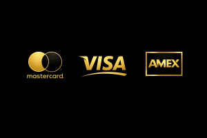 Mastercard Visa Amex payments accepted