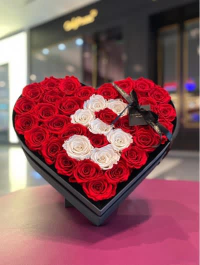 Roses Presented as a Heart from OnlyRoses