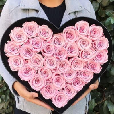 Roses Presented as a Heart from OnlyRoses