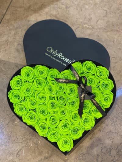 Roses Presented as a Heart from OnlyRoses