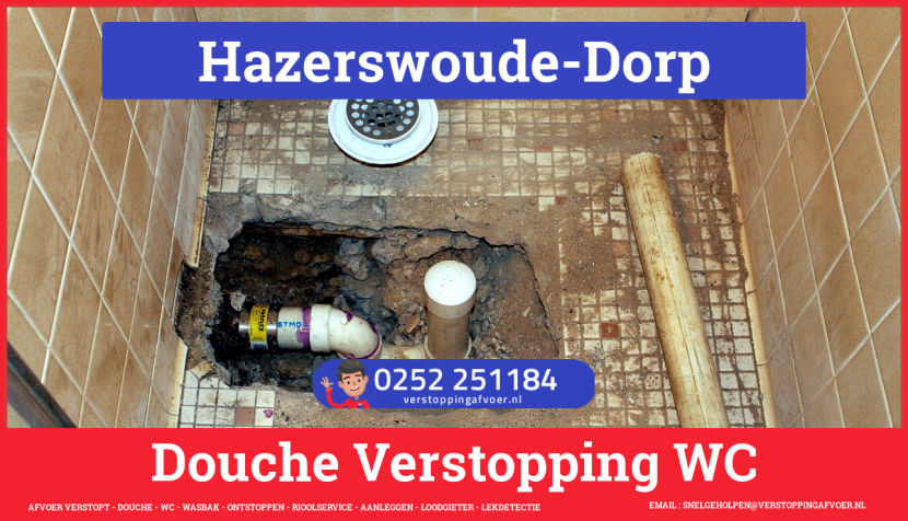 Doucheputje ontstoppen Hazerswoude-Dorp Doucheputje ontstoppen Hazerswoude-Dorp