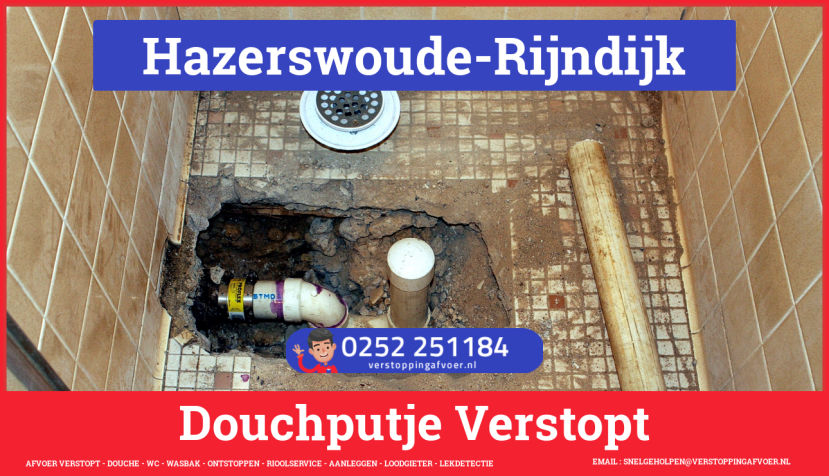 Doucheputje ontstoppen Hazerswoude-Rijndijk Doucheputje ontstoppen Hazerswoude-Rijndijk