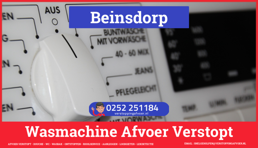 afvoer ontstoppen wasmachine Beinsdorp rioolservice wasmachine afvoer ontstoppen in Beinsdorp