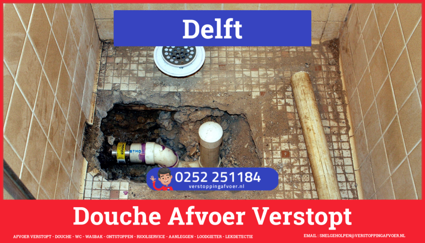 Doucheputje ontstoppen Delft Doucheputje ontstoppen Delft