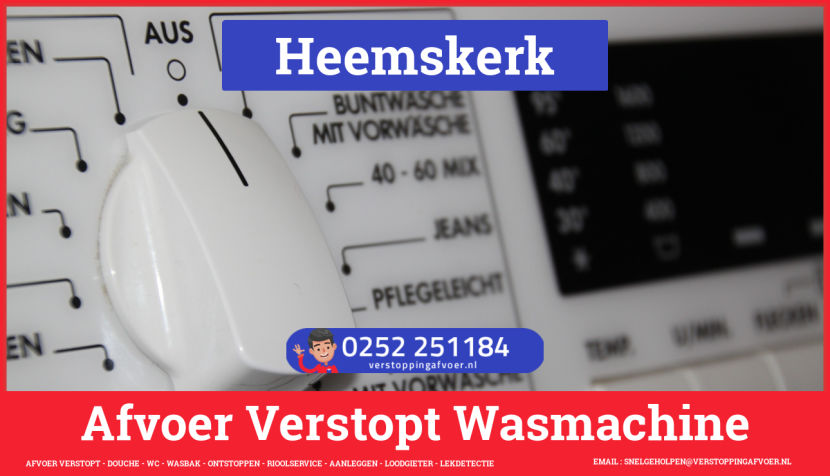 wasmachine afvoer ontstoppen Heemskerk rioolservice afvoer ontstoppen wasmachine in Heemskerk