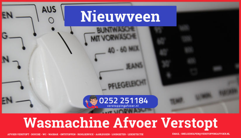 afvoer ontstoppen wasmachine Nieuwveen rioolservice wasmachine afvoer ontstoppen in Nieuwveen