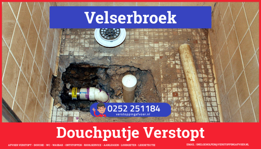 Doucheputje ontstoppen Velserbroek Doucheputje ontstoppen Velserbroek
