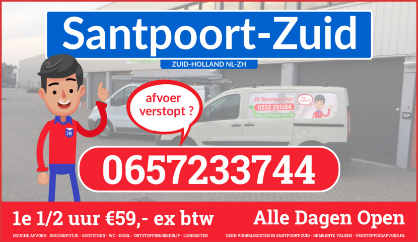 Afvoer verstopt Riool Specialist Santpoort-Zuid JB Ontstoppingsbedrijf Santpoort-Zuid Velsen