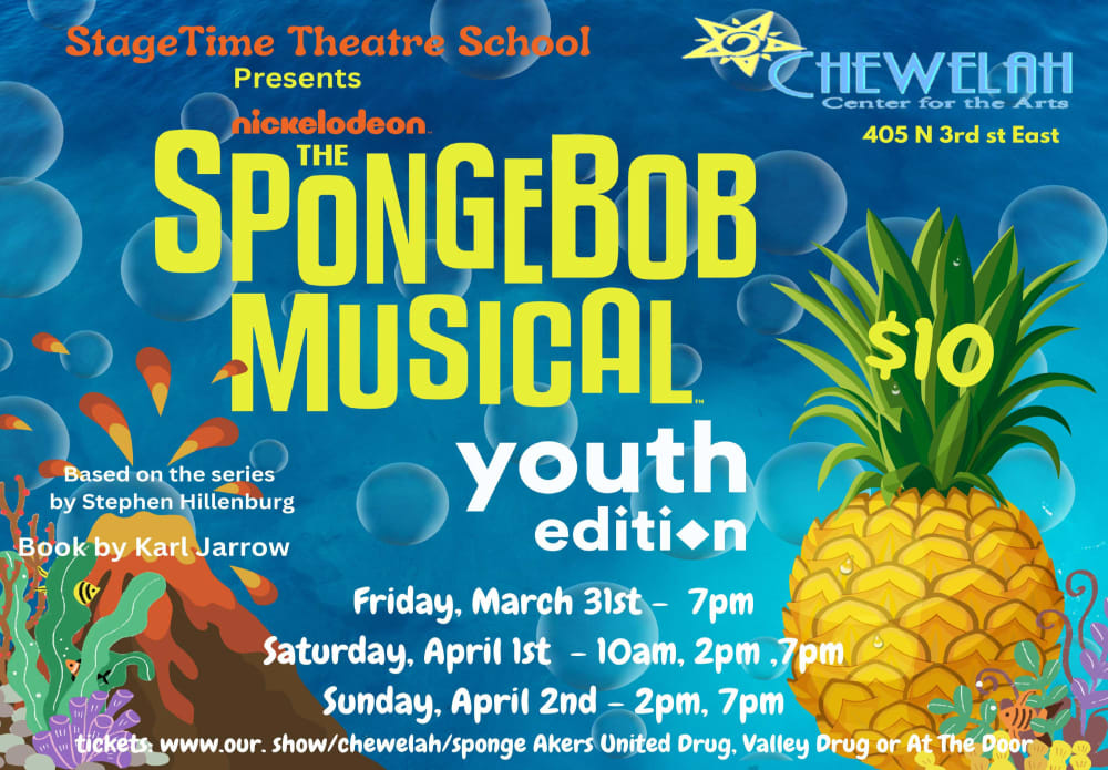 Chewelah Center for the Arts Presents The SpongeBob Musical