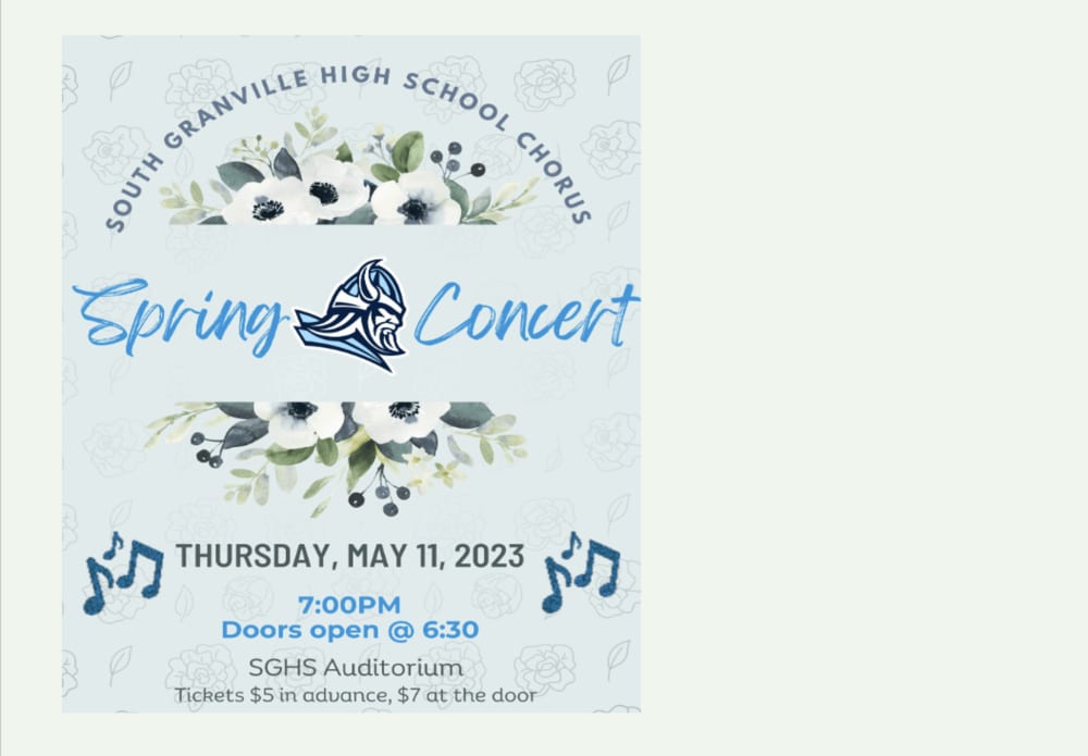 South Granville High School Chorus Presents SGHS Spring Chorus Concert