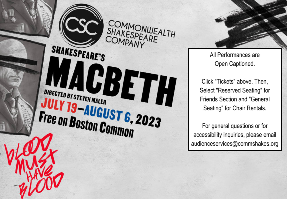 Commonwealth Shakespeare Company Presents Shakespeare on the Common