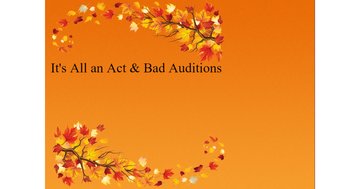 Thief River Falls Area Community Theater Presents Fall Plays It's All