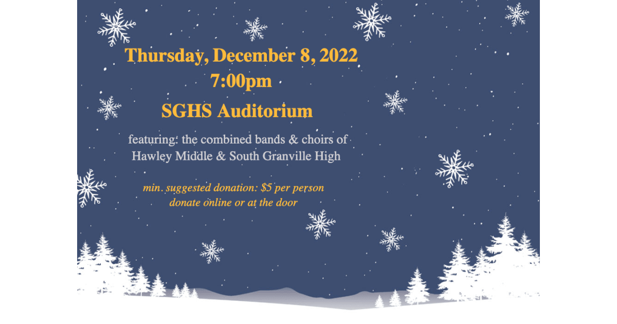 South Granville High School Chorus Presents Winter Concert 2022